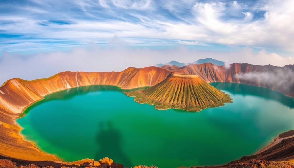 Danau Kelimutu tiga warna unik Danau Kelimutu tiga warna unik