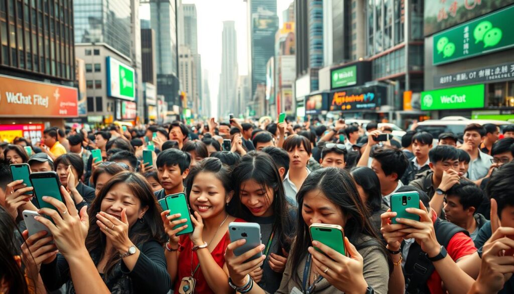 Reaksi Pengguna WeChat