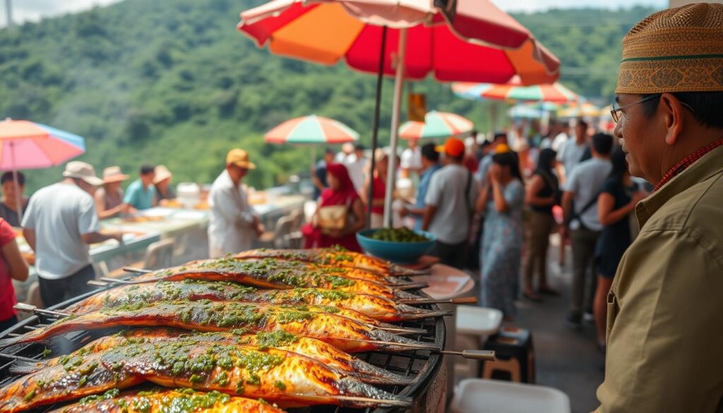 Ikan Bakar Ijo di Festival Kuliner Ikan Bakar Ijo di Festival Kuliner