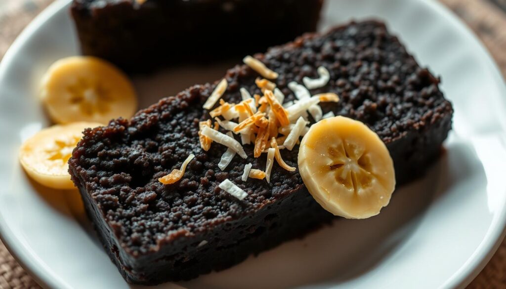 garnish bolu ketan hitam garnish bolu ketan hitam