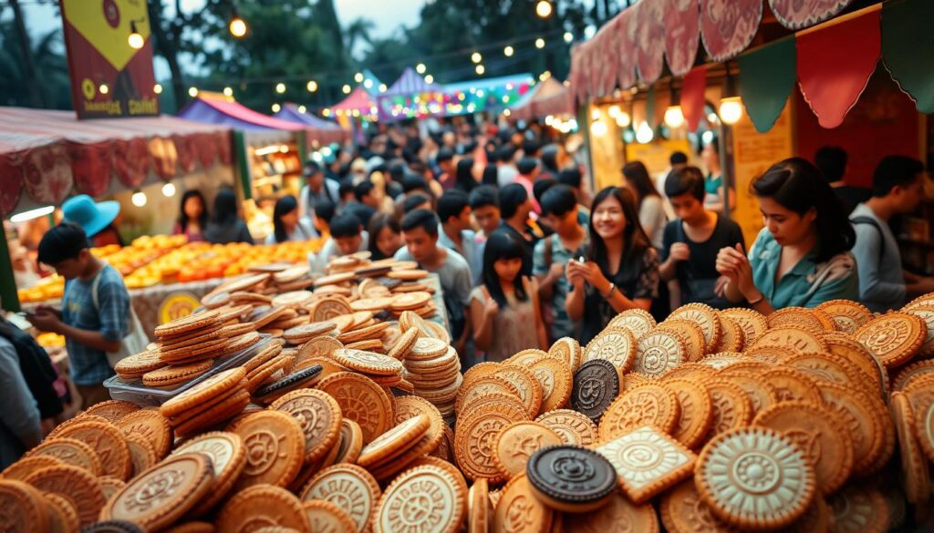 cookies enak di festival makanan