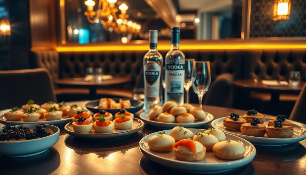 Pasangan makanan untuk vodka