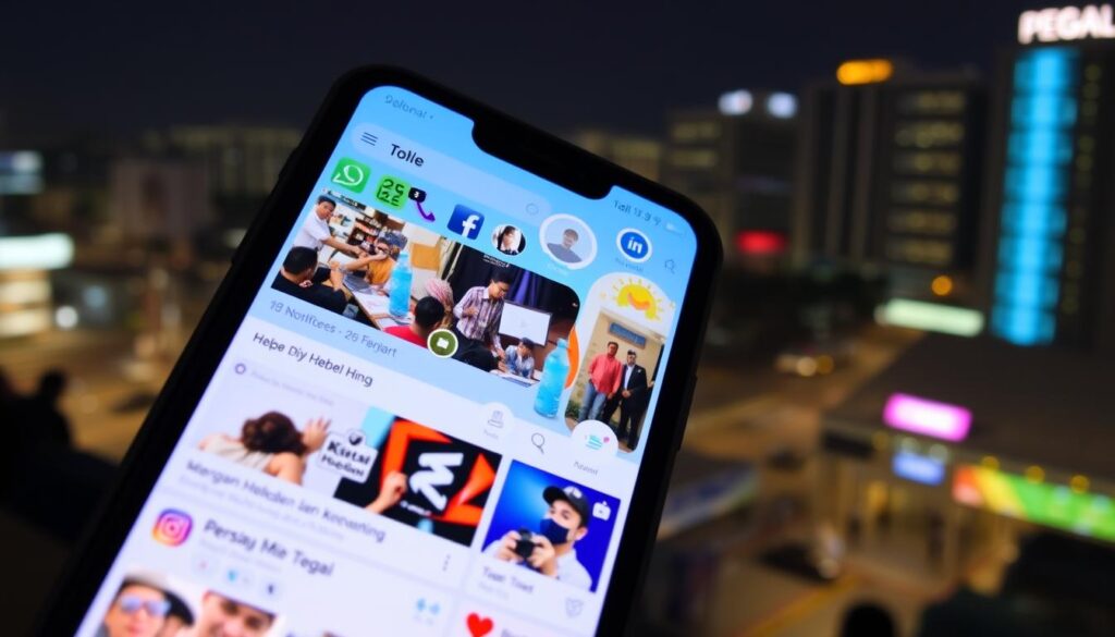 media sosial Persegal Tegal