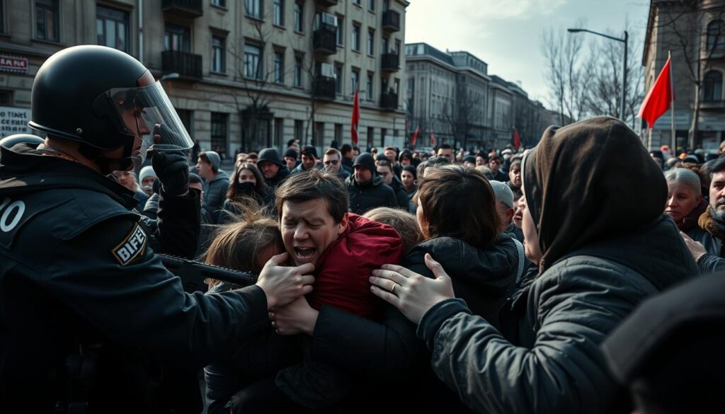 penangkapan aktivis di Belarus