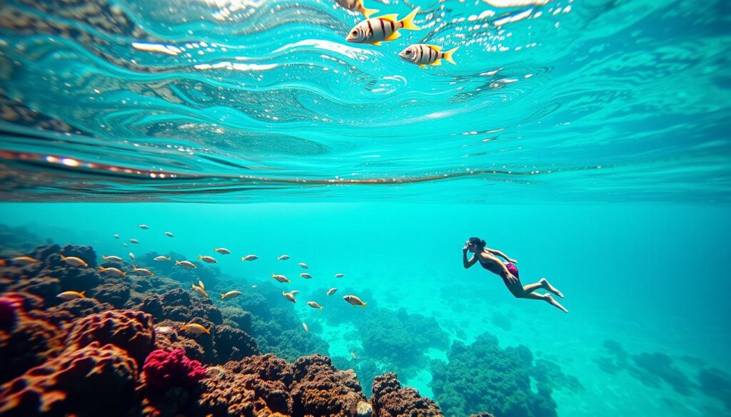 Snorkeling di Saint Lucia Snorkeling di Saint Lucia